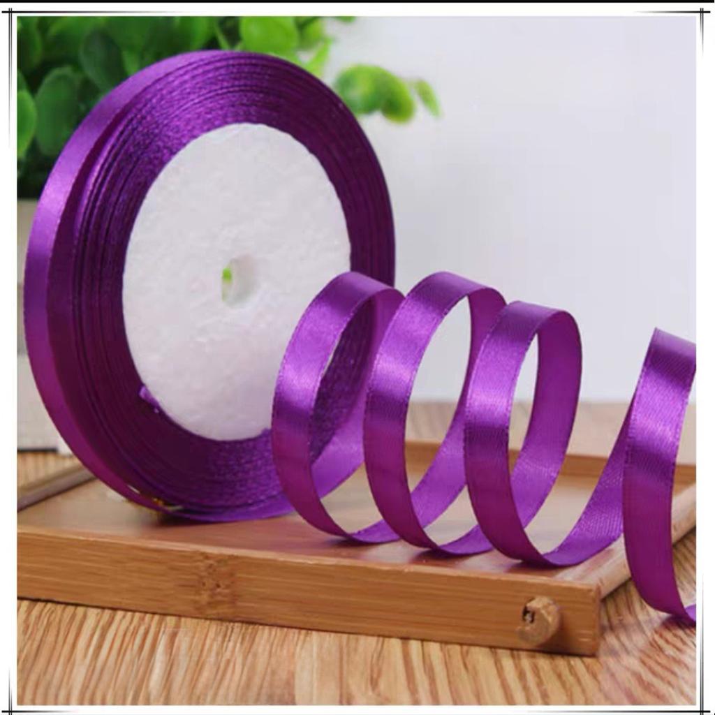 Wholesale 22 Meter/roll Stain Ribbon 1CM Polyester Ribbon for Gift Packing Wedding Party Decoration DIY Handmade Craft Supplies