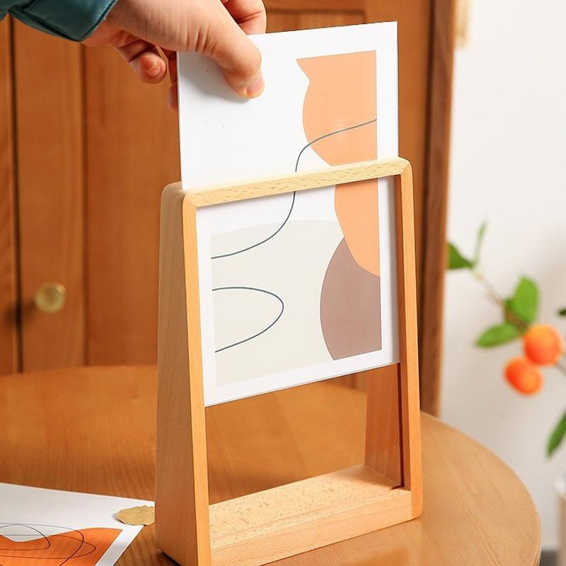 Modern Wooden Picture Frame Nordic Acrylic Picture Frame Frames for Wedding Graduation Photo Table Home Decor Marco De Fotos