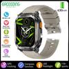 SACOSDING GPS Tracker Smart Watch IP68 Waterproof 2.01-inch HD Display Compass 630mAh Battery Heart Rate BT Call Outdoor Sport Smart Watch