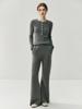 Elegant Autumn/Winter Women's Cashmere Sweater: Round Neck, Half-Button, Long Sleeve Pullover.