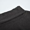 Women Turtleneck Pullover Button Long Sleeve Loose Knitted Sweater Tops
