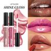Perlmuttfarbener Feiner Glitzer Lippenlack Langanhaltender Feuchtigkeitsspendender Lippen-Gloss Flüssiger Lippenstift Transparenter Lippenöl