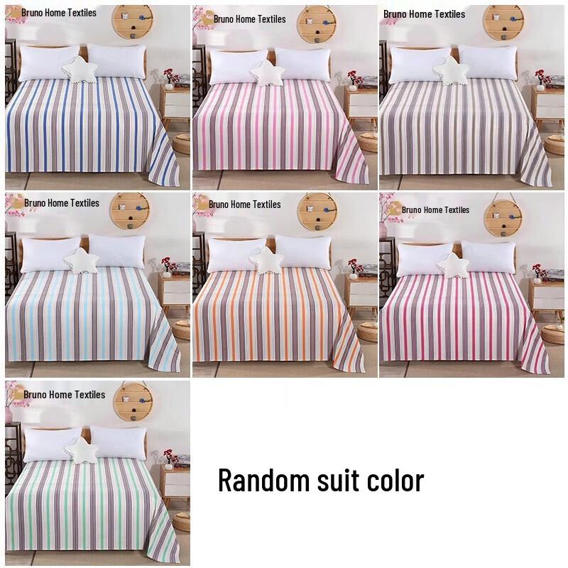 Bruno Classic Yarn-Dyed Cotton Bedsheet
