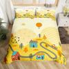 Rustic Suburb Soft Duvet Cover Countryside House Tre Hplus Grafiti Beding Set Nature Scenery Warm Comforter Cover Blue River Comfortable Quilt Cover