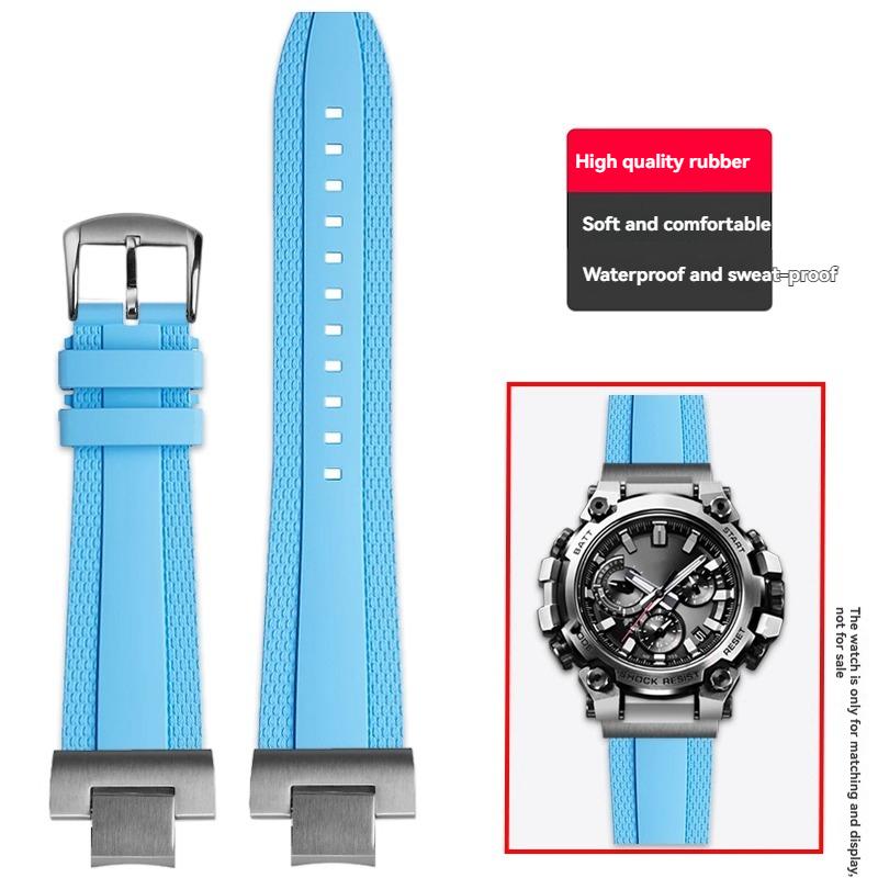 

для Casio G-SHOCK серия 5672 MTG-B3000 модифицированные модные аксессуары ремешка для часов со быстросъемным креплением из фторкаучука MTG-B3000mm