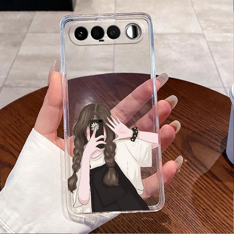 For Realme 16 5G RMX5171 Case Clear Luxury Cute Love Rabbit Funny Pattern TPU Soft Silicone Back Cover For Realme16 2026 Casing
