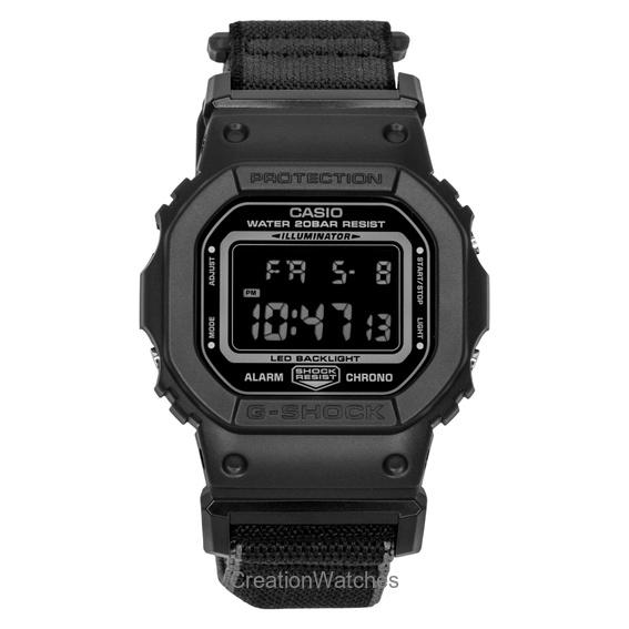 Casio Men's Black G-Shock Textile Strap Digital Quartz Dw-5600Mnc-1 200M Watch