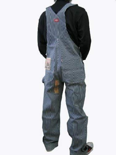 Dickies Hickory Stripe Bib Overall (83297) (32 Waist, 32 Length) [Parallel Import]