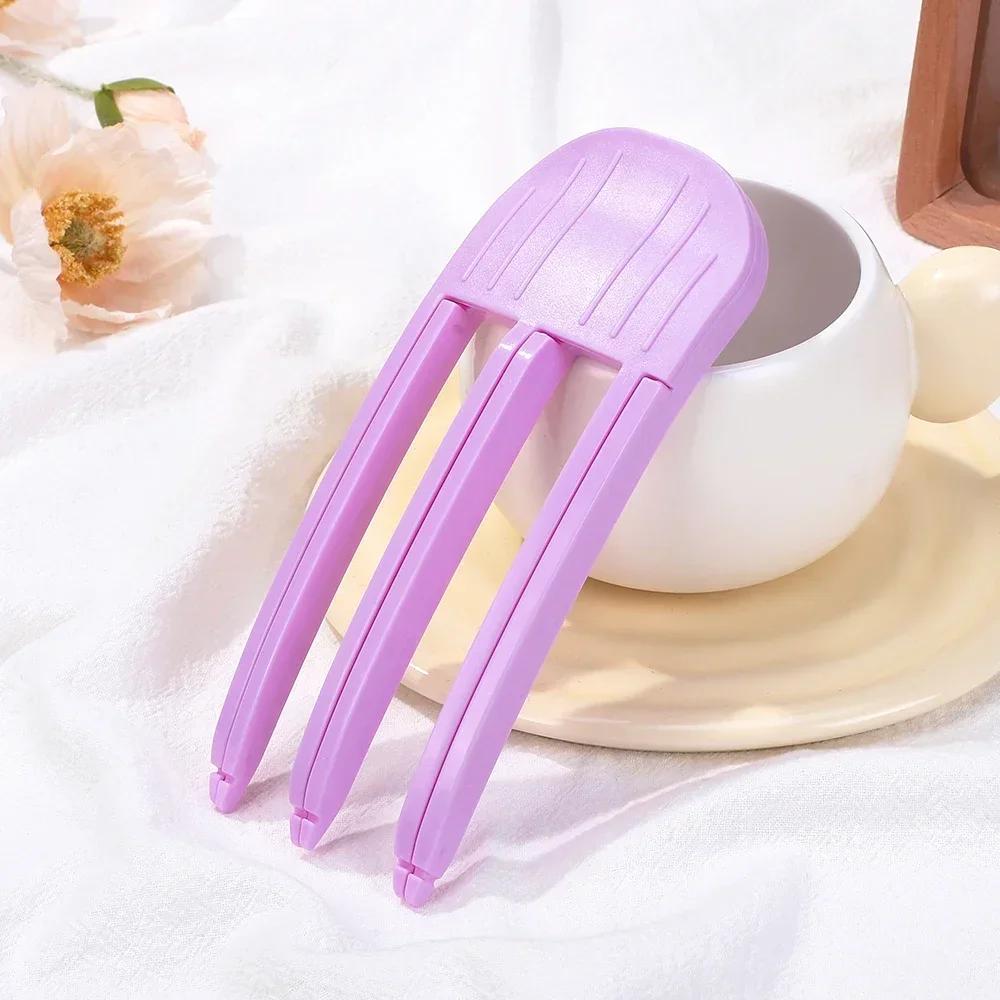 Hair Root Fluffy Hair Clips Lazy Air Bangs Top Styling Curling Barrel Portable Rollers Bangs Clip Plastic Hair Combs Women Girls