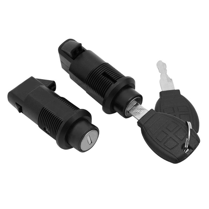 1 Pair Lock Set With 2 Keys Set Fit for Universal Motorcycle Hard Saddlebag