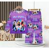 New Demon Hunters Children's Pajamas Long Sleeve Cartoon Girls Babies Middle and Older Children's Loungewear Set