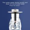 Bathroom Sink Stoppers with Popup Design & Removable Steel Strainer Basket Hair Catcher Home Bathroom Accessories