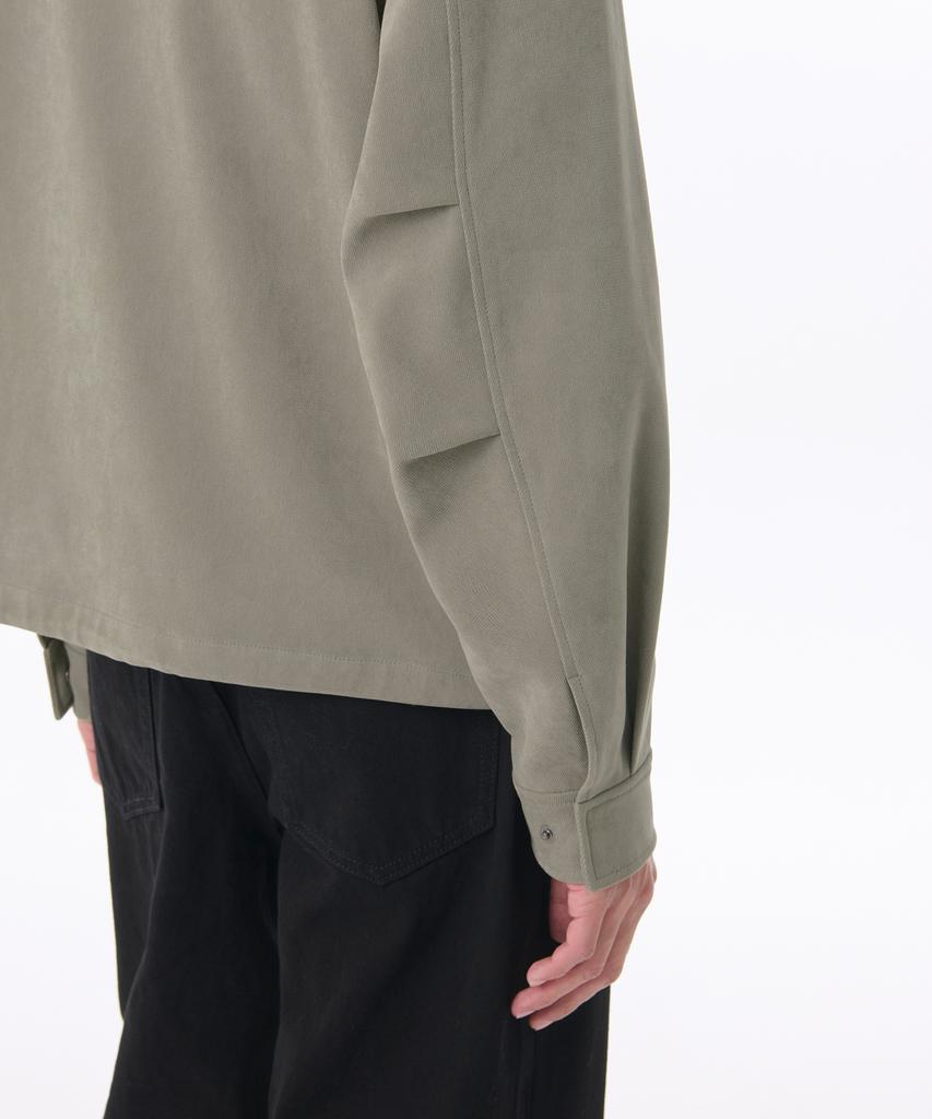 Musinsa Standard Brushed High-Neck Blouson Jacket [Khaki Beige]