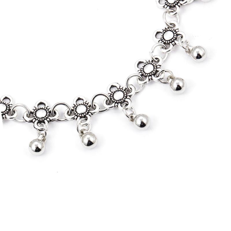 2026 New Retro Ethnic Style Beach Anklet Leisure Street Shooting Foot Chain Personality Bell Tassel Anklet Women Jewelry Gifts