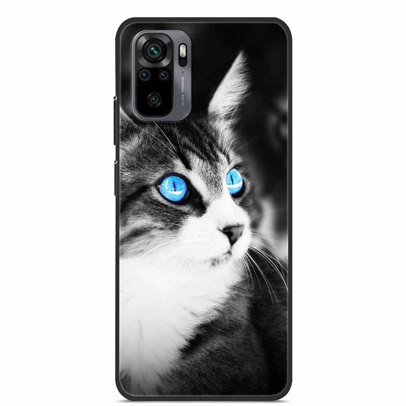 Dla Xiaomi Redmi Note 10S Case silikonowa tylna okładka etui na telefony dla Xiaomi Redmi Note10T 2021 miękki futerał uwaga 10S 10T 10 T S Coque
