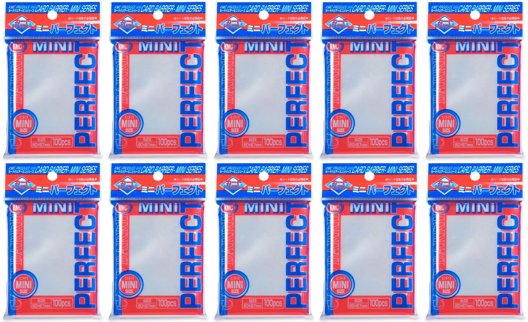 KMC Perfect Size Card Sleeves Mini [10 Packs]