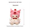 Kuromi Strawberry Cake Cat Doll with Birthday Hat Plush Toy