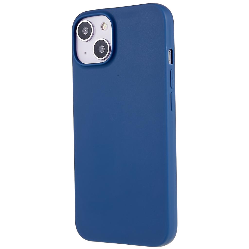 For iPhone 13 6.1 Inch Back Shell,Anti-Fingerprint Soft TPU Phone Case Shockproof Matte Protective Cover