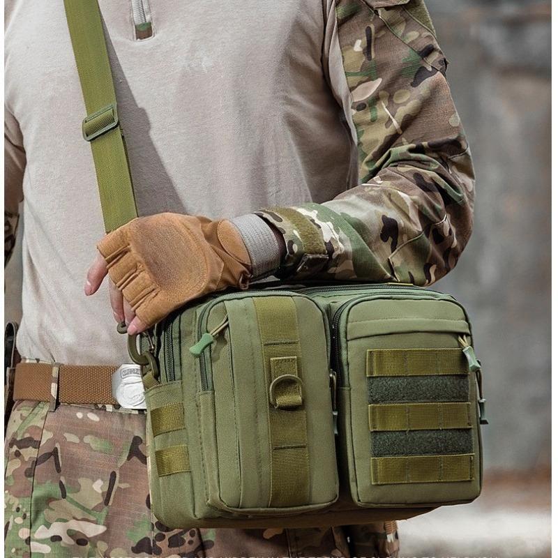 Trekking Tactical Handbags Shoulder Bag Camping for Men Hiking Travel Climb Fishing Sling Crossbody Outdoor Molle Messenger Bag