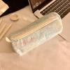 Rainbow Fresh Large Cylindrical Pencil Case - Cute and Spacious Student Stationery Bag