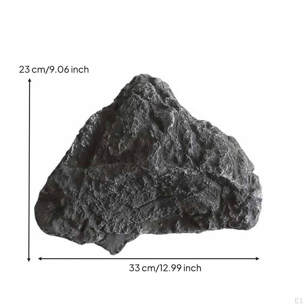Hanging Faux Rock Sculpture Lightweight Foam Suspended Stone Decoration Realistic Look Artificial