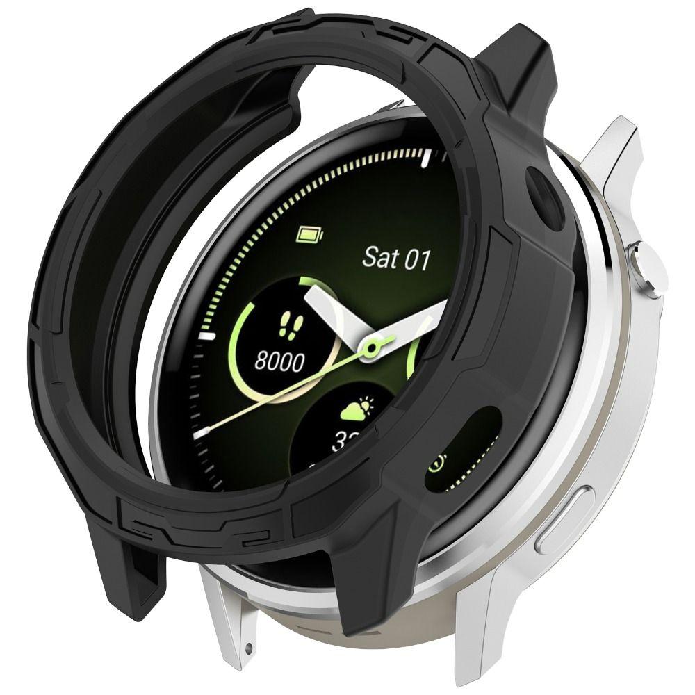 TPU Beschermhoes Krasbestendig Hol Schermbeschermer Zachte Schokabsorberende Randhoes voor Garmin Venu 4 41/45MM