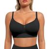Sports Bras for Women Wireless Soft Workout Bra Full Coverage Push Up