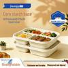 Degradable Corn Starch 4-Compartment Lunch Box