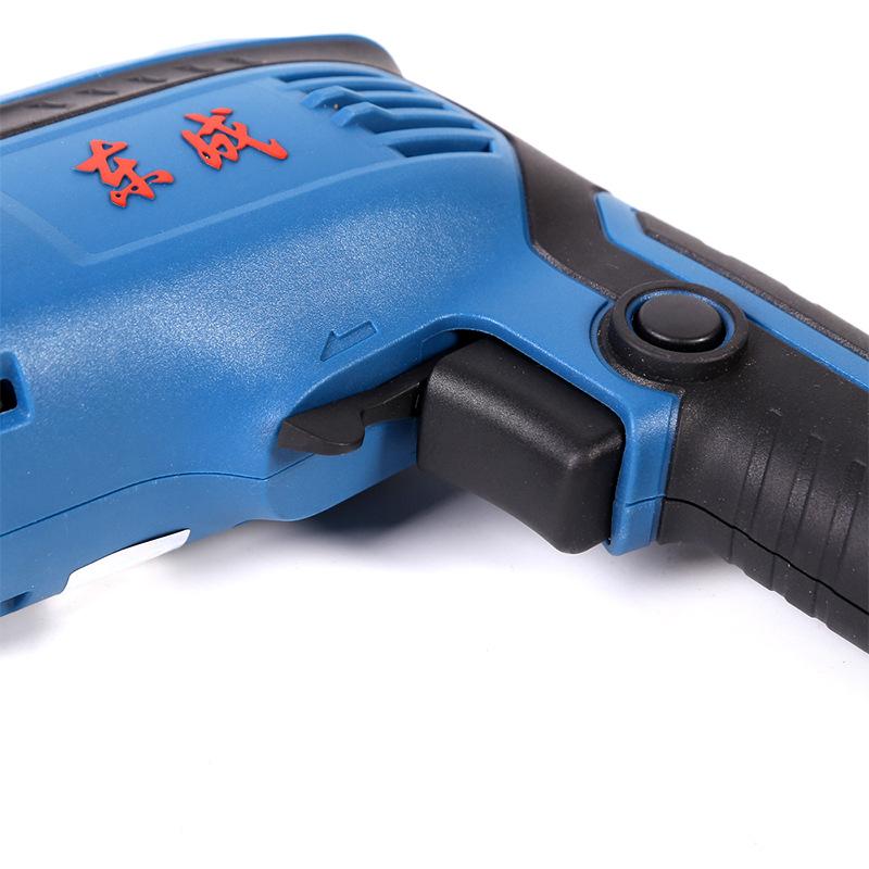 Dongcheng Hand Drill J1Z-FF10-10 Flashlight Rotary Drill Multi-function Household 460w High-power Pistol Drilling Screw