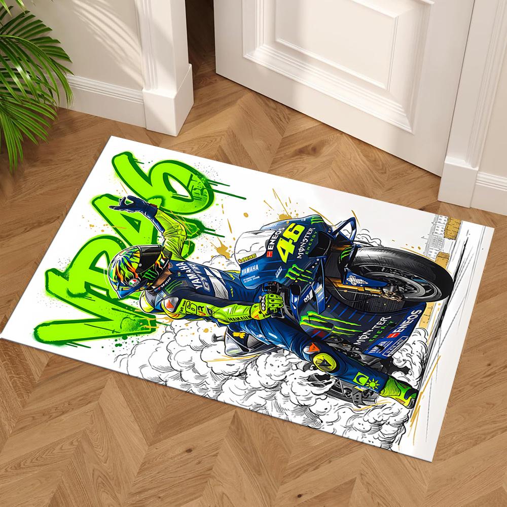 Rider Gear Floor Rug Office Rug Perfect for Playrooms Outdoor Study Room Dormitory Antislip Carpet Anime Office Decor Wedding Party Gift