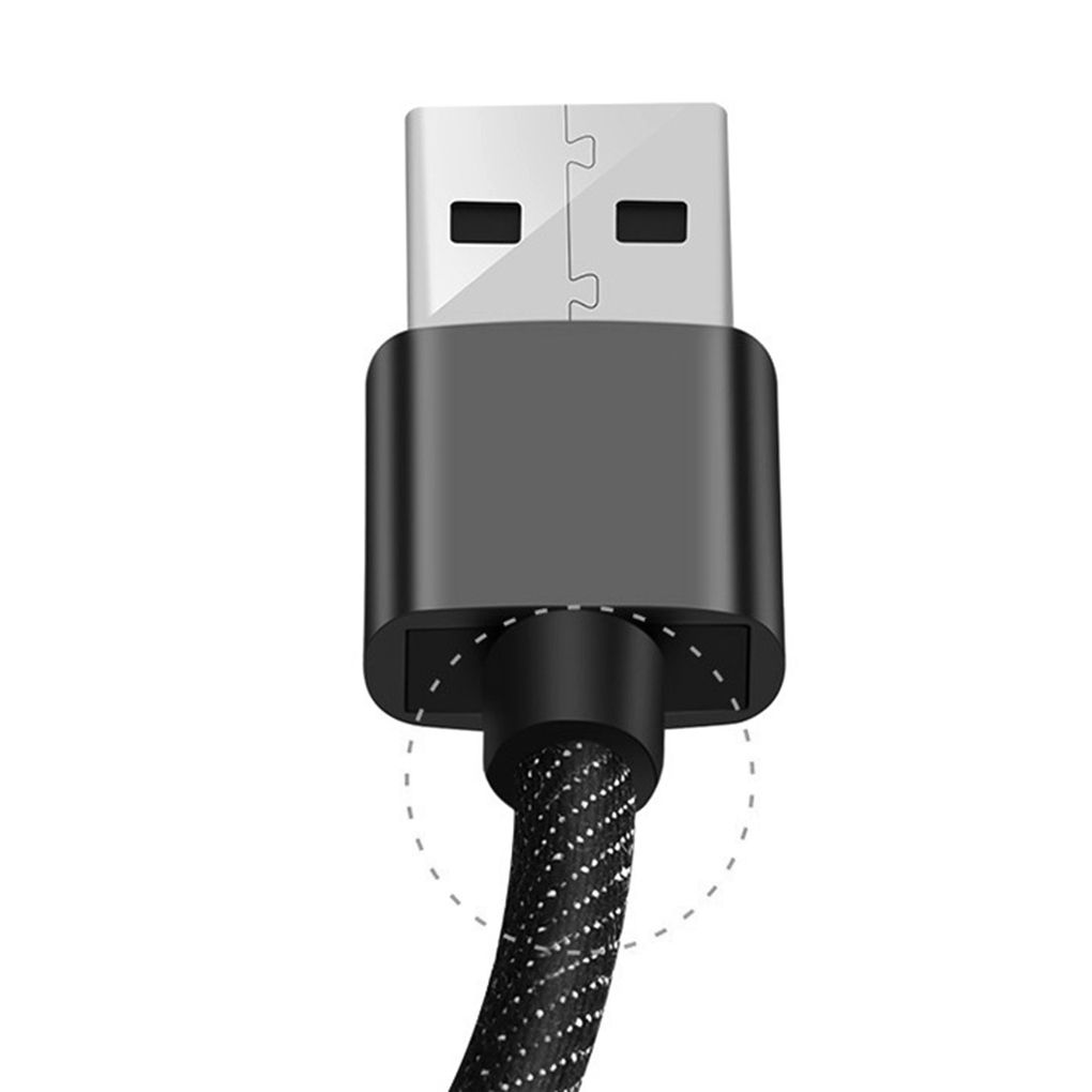 Denim Fast Charge Data Cable USB Power Cord Suitable Fits Android Type-C