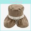 Elegant Polyester Sun Hat With Wide Brim For Summer Sunshade And Outdoor Use