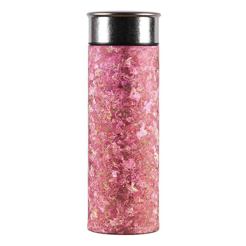 XIMX Pure Titanium Double-Layer Insulated Tea Infuser Bottle