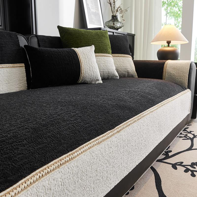 

Texture Sense New Chenille Sofa Cushion Four Seasons Universal Splicing Sofa Seat Cushion Anti-Cat Scratch Cross-Border Special Supply 70*70cm