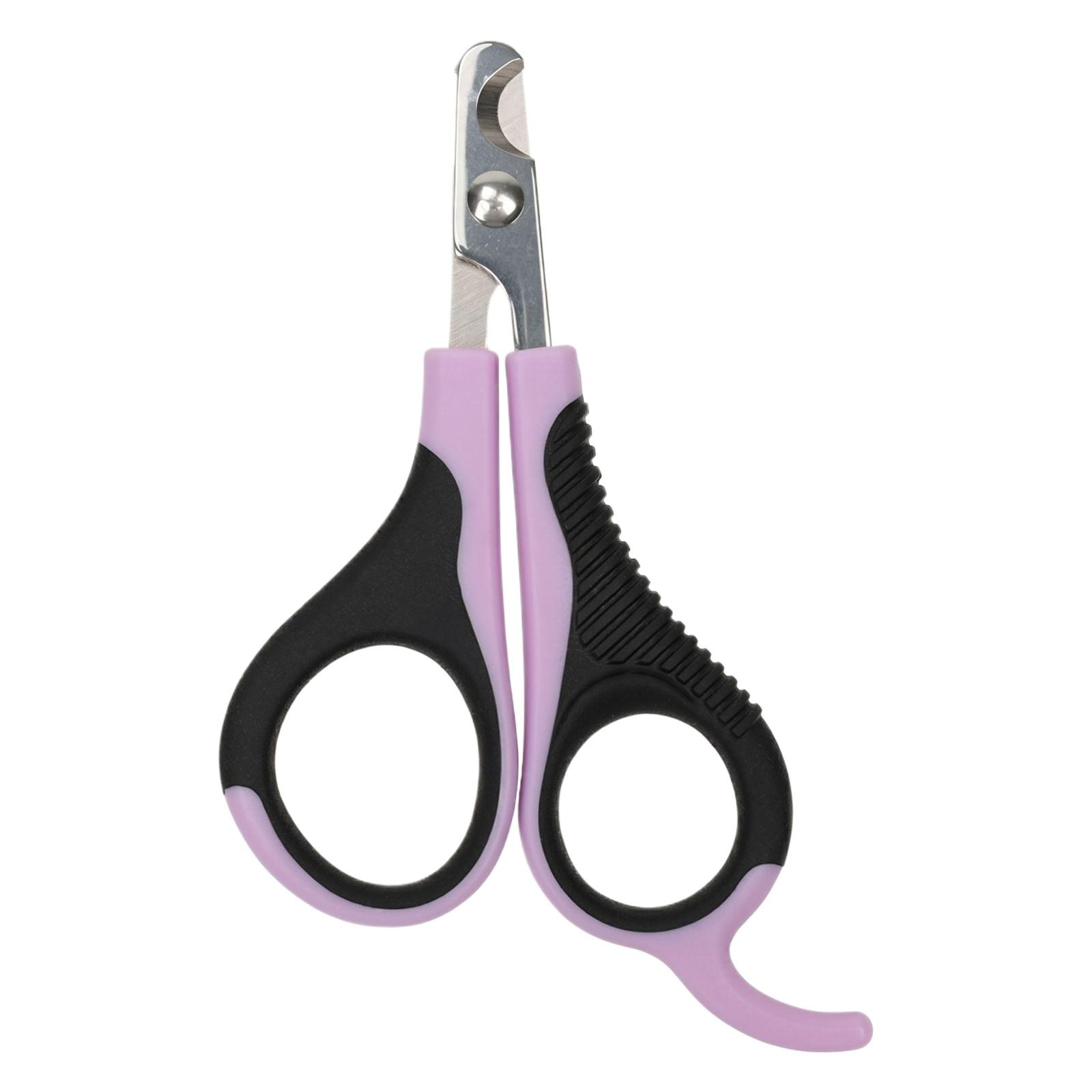 

Pet Nail Clippers Professional Grooming Nail Trimmer for Dogs Cats Small Pets with Safety Guard and Non-Slip Handle for Precise Nail Care one size фіолетовий