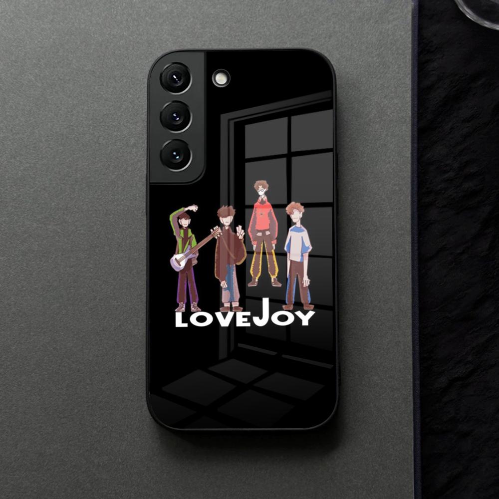 Cartoon Lovejoy Band Phone Case Glass For Samsung Galaxy S21 S26 S25 S22 S20 S24 S23 Ultra Fe Plus A16 A34 A54 A24 Coque