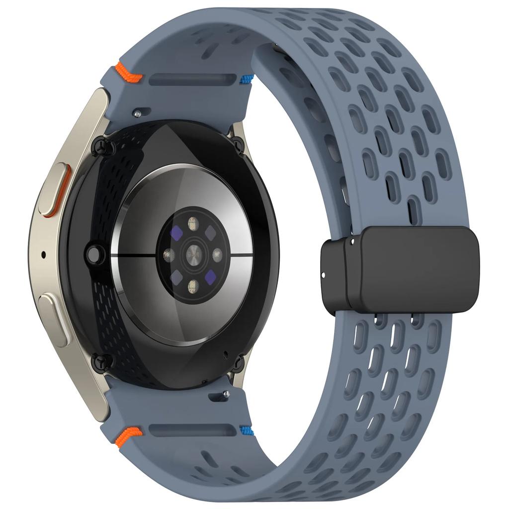 20mm Straps for Samsung Galaxy Watch 7 5 Pro 6 5 4 Magnetic Buckle Silicone Band Correa Galaxy Watch 6 Classic No Gaps Bracelet