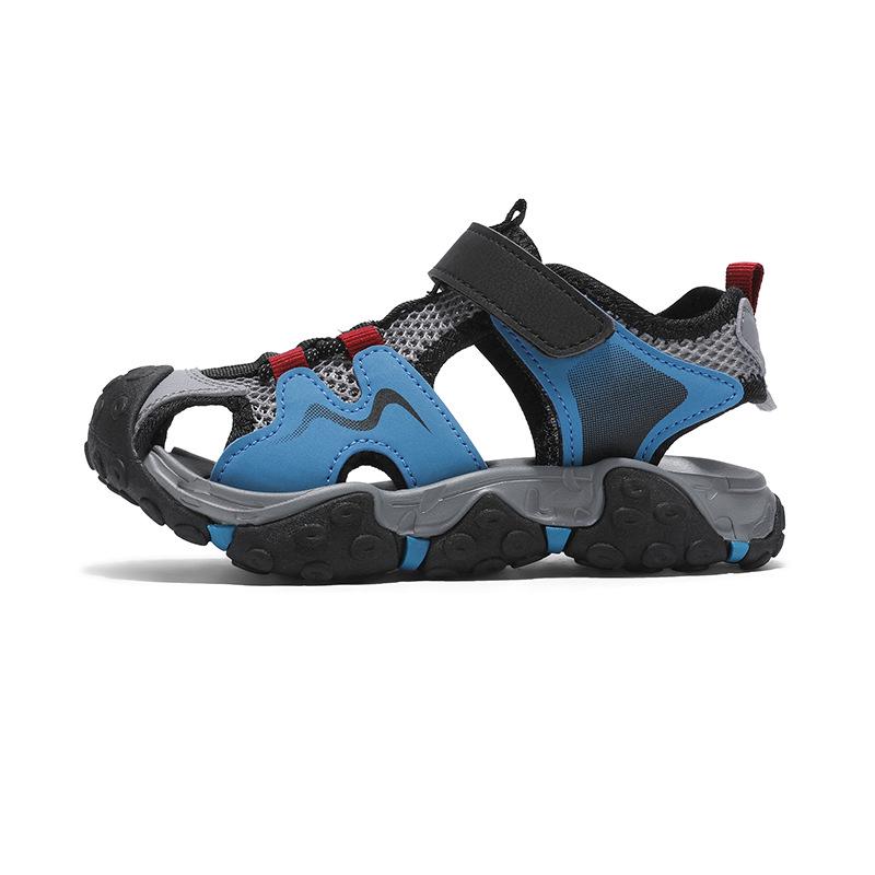 Boys' Summer 2026 Breathable Non-Slip Closed-Toe Sports Sandals with Soft Soles