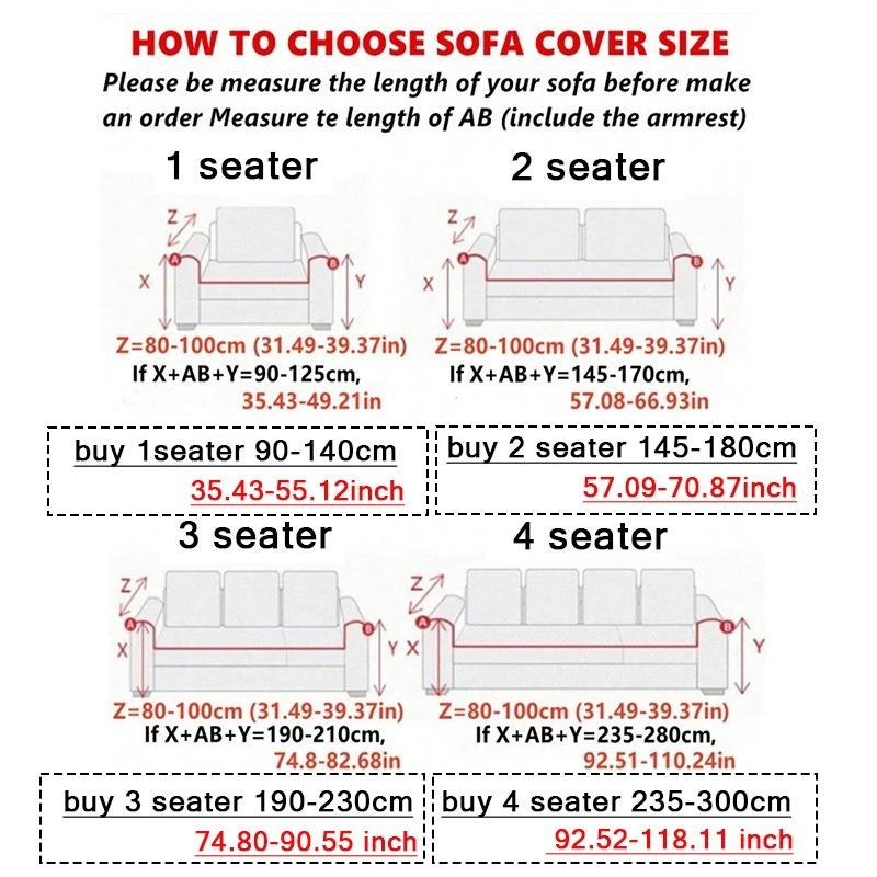 Premium Stretch Jacquard Sofa Cover Polar Fleece Fabric Non Slip Elastic Slipcover For 1-4 Seater Livingroom Furniture Protector