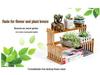 Desktop Office Multi-Tier Succulent Stand: Wooden Floor Plant Rack for Living Room or Balcony