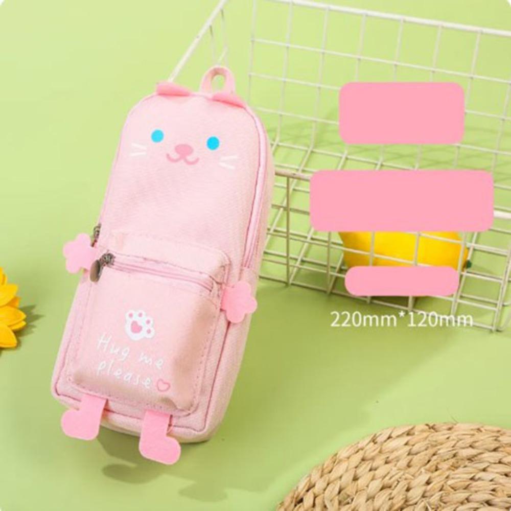 

Полиэстер милые животные пенал большой емкости Kawaii канцелярские принадлежности пенал