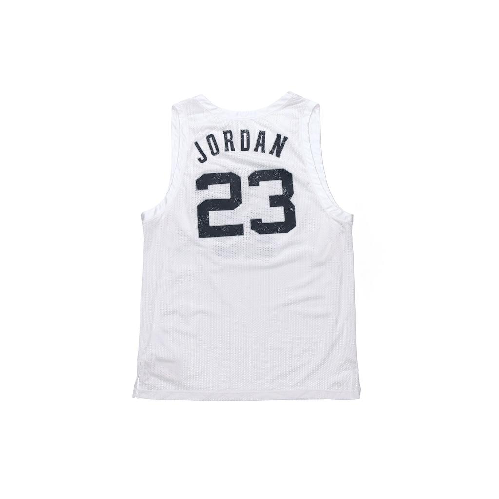 Jordan NBA DNA Distorted Mesh Chicago Bulls Basketball Breathable Loose Sports Vest Men Tops White CZ2499-100