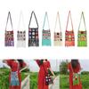 Crocheted Shoulder Tassel Bohemian Ethnic Style Tote for Beach Travel