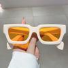 High Quality Retro High End Designer Style Edgy Punk Trendy Timeless Square Shaped Female For Both Male Sun Glasses