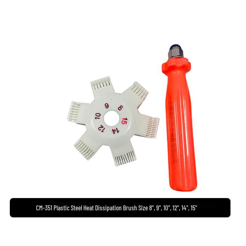 GeMei CM-351 Stainless Steel Radiator Fin Cleaning Comb & Brush