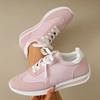 Ladies Large Size Fashionable Contrast Color Leather Surface Sports Shoes Spring Autumn Season Unisex Slip-On Casual Sneakers