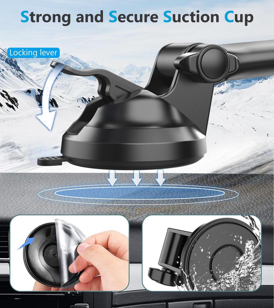 Magnetic Car Mount for iPhone 14 - Magsafe Compatible