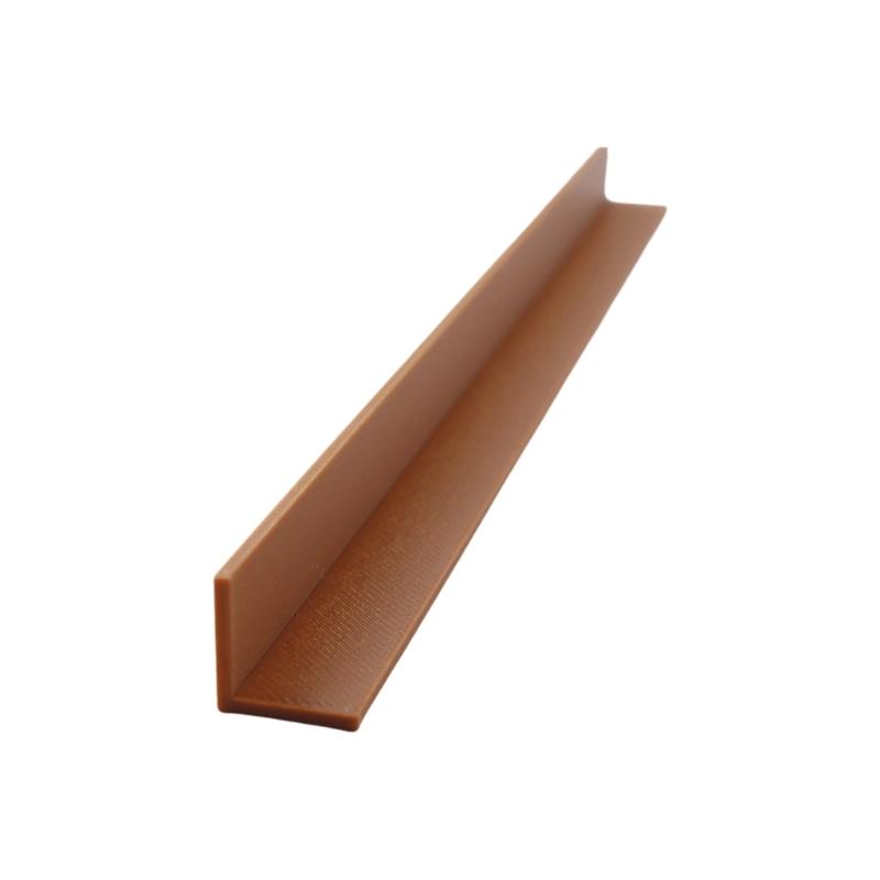 

Decorative Trim Modular Plastic Dollhouses Skirting Board for Custom Miniature Scene with Easy No Tool Assembly коричневий