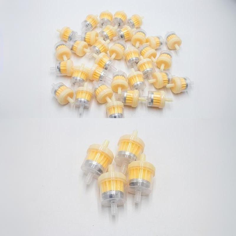 5 PCS Motorcycle Gasoline Fuel Filter with Built-in Magnet High Efficiency for ATV Dirt Bike Scooter Universal Use