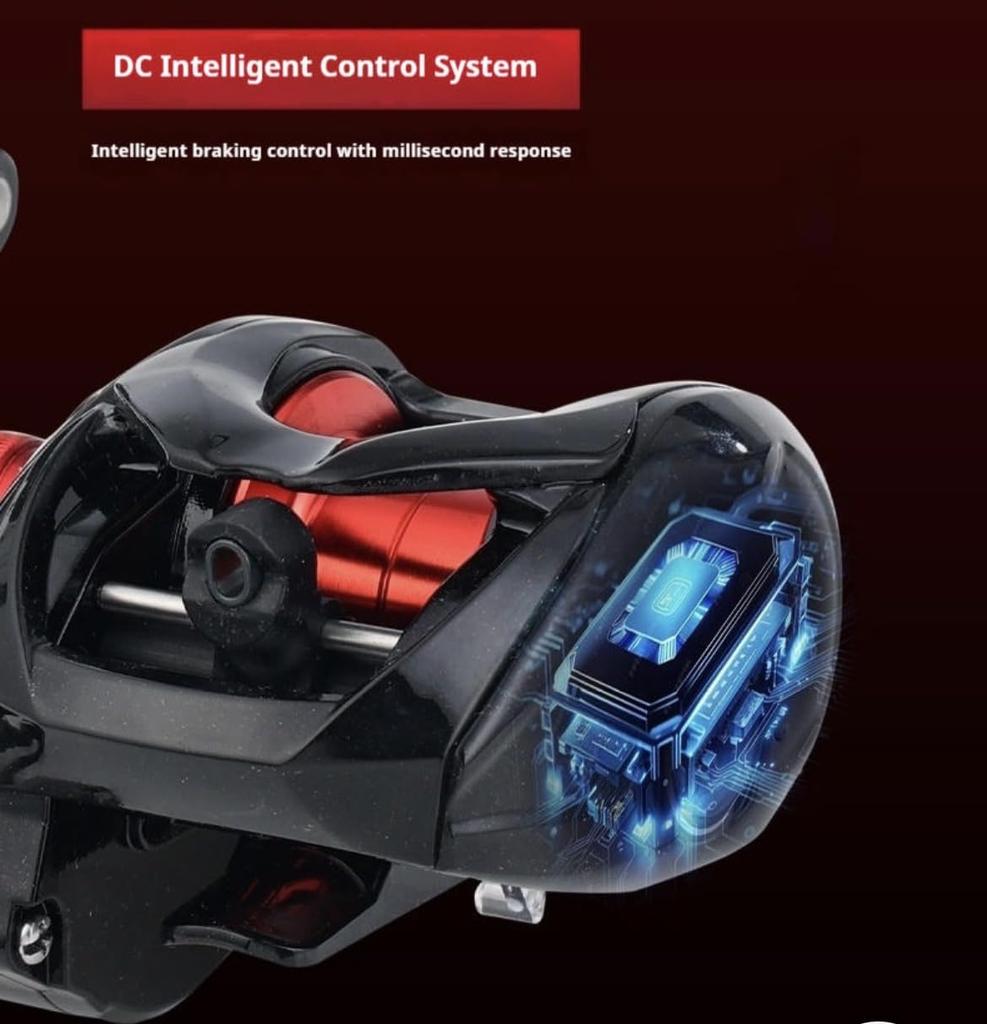 LIZARD GOLF DC 185g Lightweight Versatile Chinese DC Baitcasting Reel with Digital Brake (Left Handle)